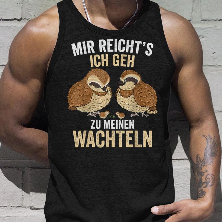 Mir Reichts Ich Geh Zu Meinem Wachteln Züchter German Tank Top Geschenke für Ihn