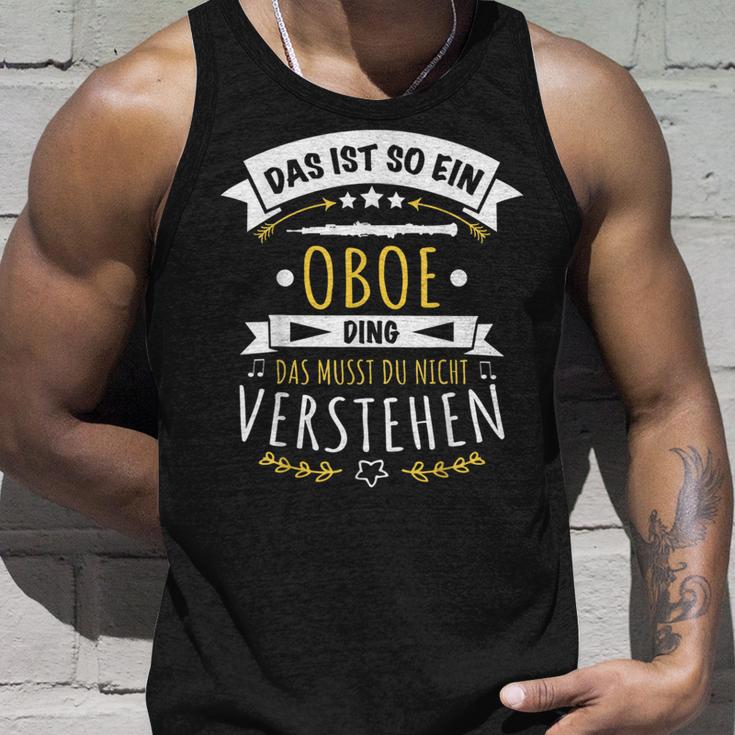 Oboist Oboe Musician Das Ist So Ein Oboe Ding Tank Top Geschenke für Ihn