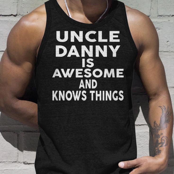 Onkel Danny Ist Genial Und Weiß Dinge Tank Top Geschenke für Ihn