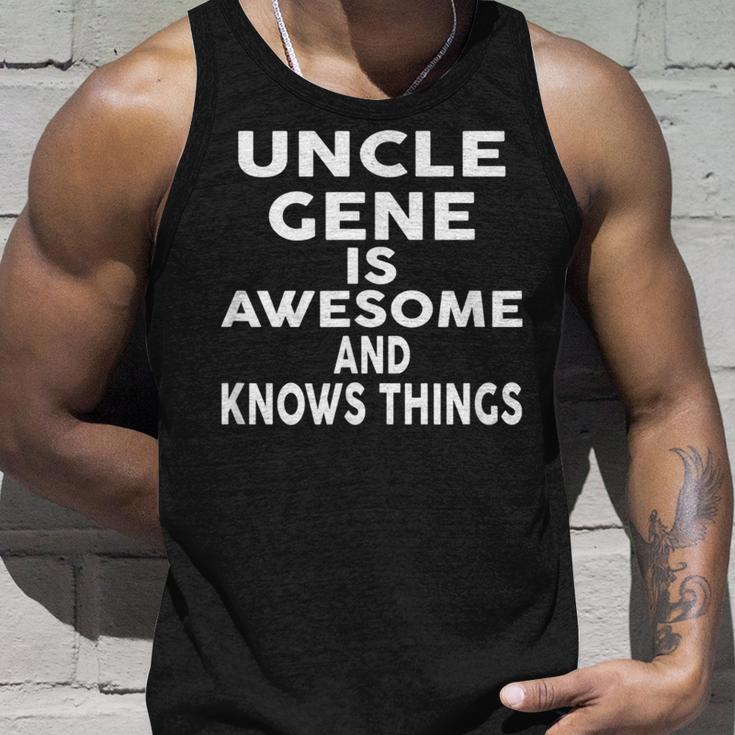 Onkel Gene Ist Großartig Und Weiß Dinge Tank Top Geschenke für Ihn