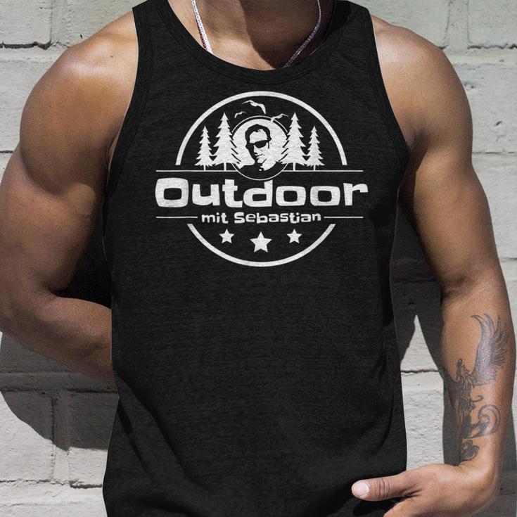 Outdoor Mit Sebastian Logo Wanderer Tank Top Geschenke für Ihn