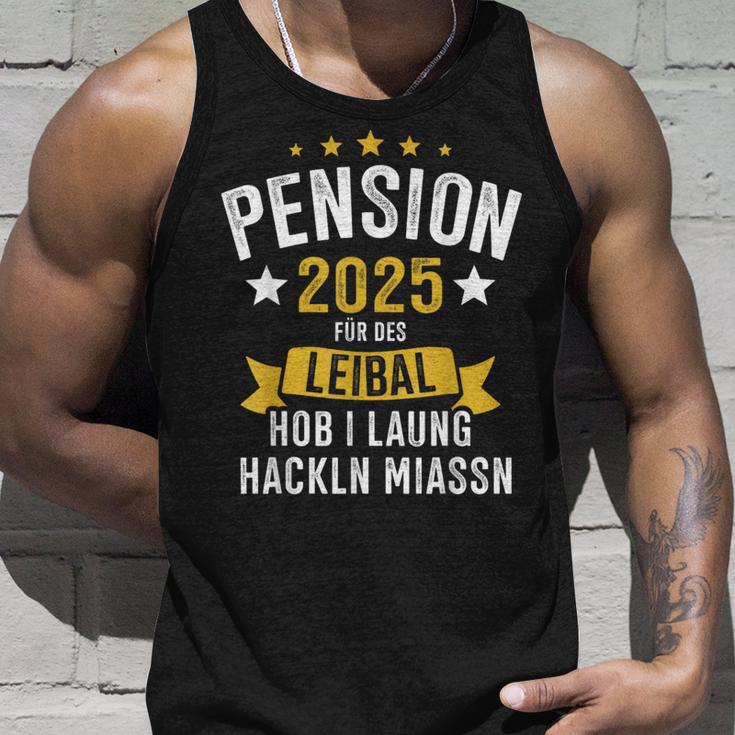 Pension 2025 Für Des Leibal Lang Hackln Arbeiten Pensionist Tank Top Geschenke für Ihn