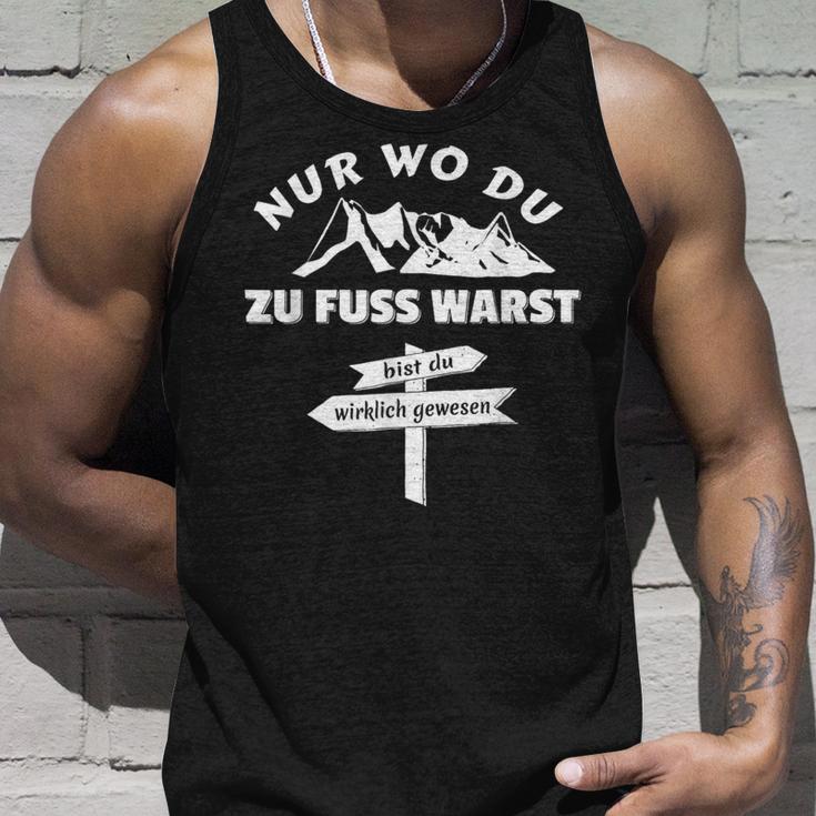 Pilger Nur Wo Du Zu Fuss Bist Du Wirklich Gewesen Tank Top Geschenke für Ihn