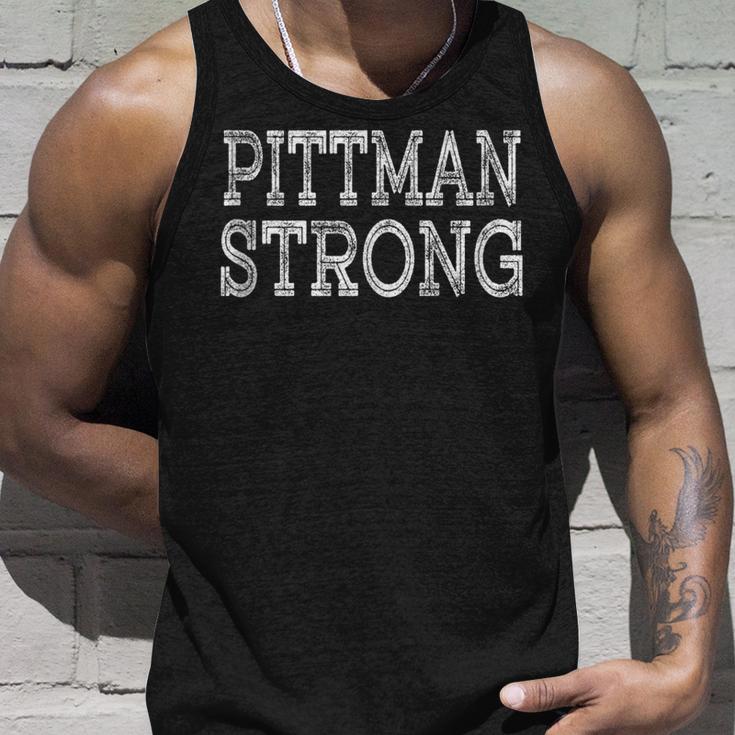 Pittman Strong Squad Family Reunion Last Name Team Custom Tank Top Geschenke für Ihn