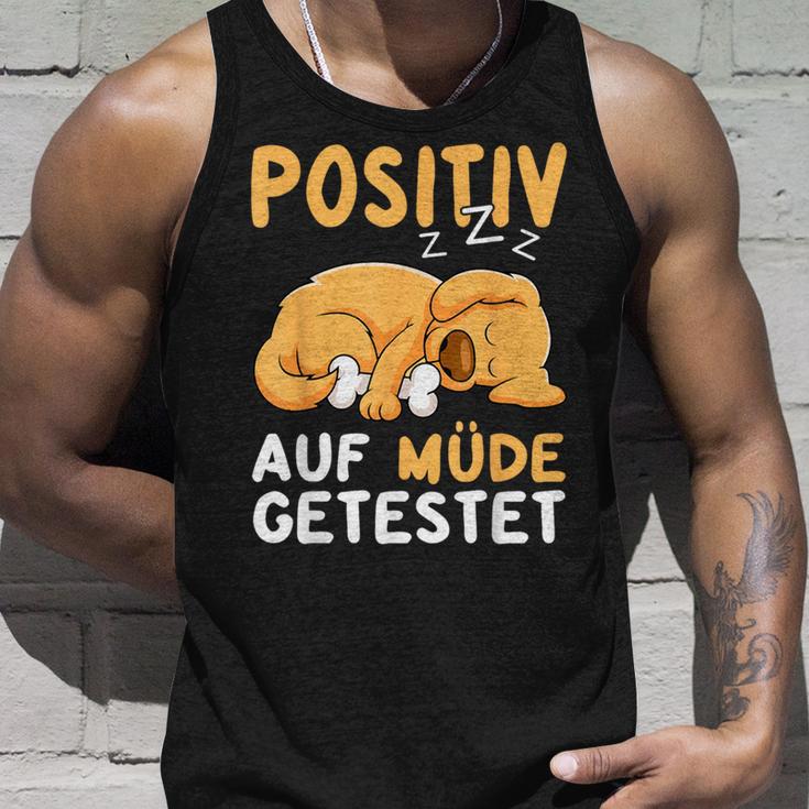 Positiv Auf Müde Getestet Dog Sleep Tank Top Geschenke für Ihn