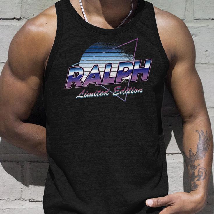 Ralph Name Aestheticaporwave 80S 90S Surname Tank Top Geschenke für Ihn