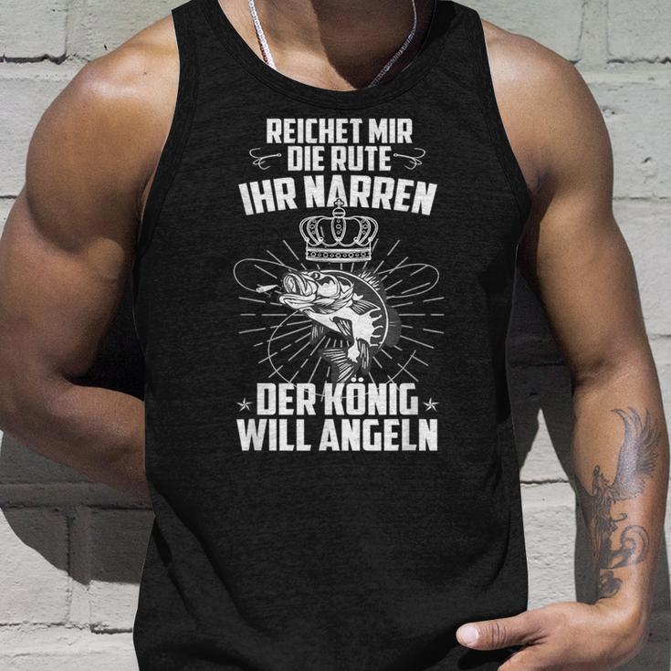 Reich Mir Die Rute Ihr Jester Der König Will Angeler Tank Top Geschenke für Ihn