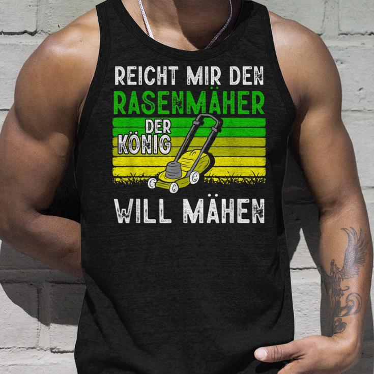 Reicht Mir Den Rasenmäer König Gardener Tank Top Geschenke für Ihn