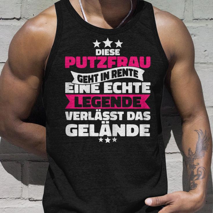 Rentnerin Putzfrau Retirement Tank Top Geschenke für Ihn