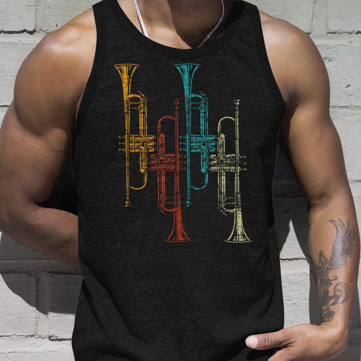 Retro Trumpet Tank Top Geschenke für Ihn