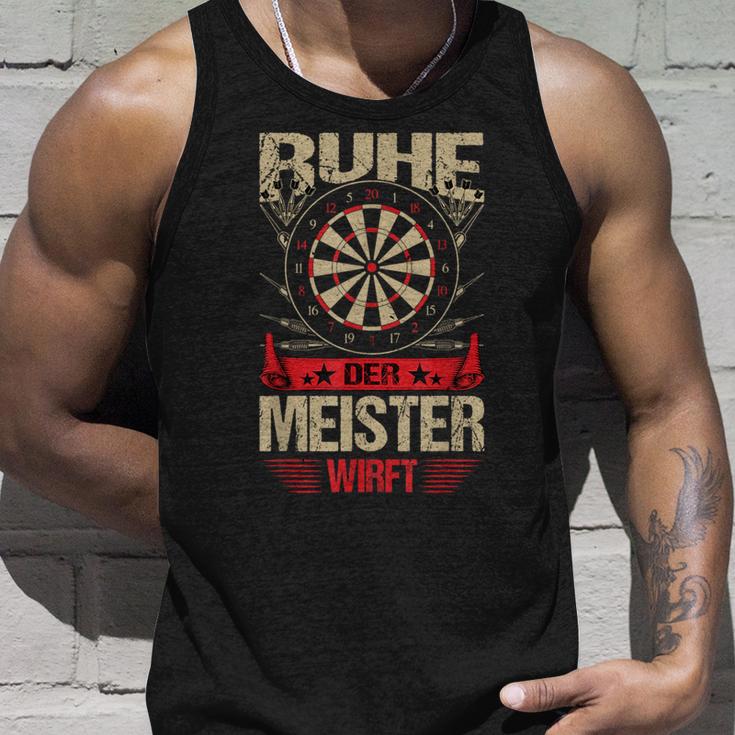 Ruhe Der Meister Werft Dart Tank Top Geschenke für Ihn