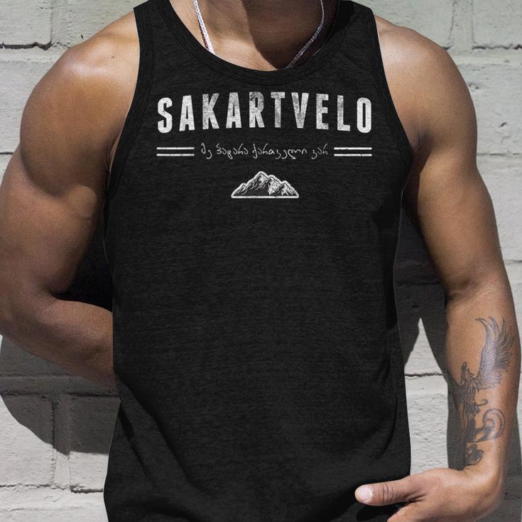 SakartveloGeorgia For Real Georgians Or Georgia Fans Tank Top Geschenke für Ihn