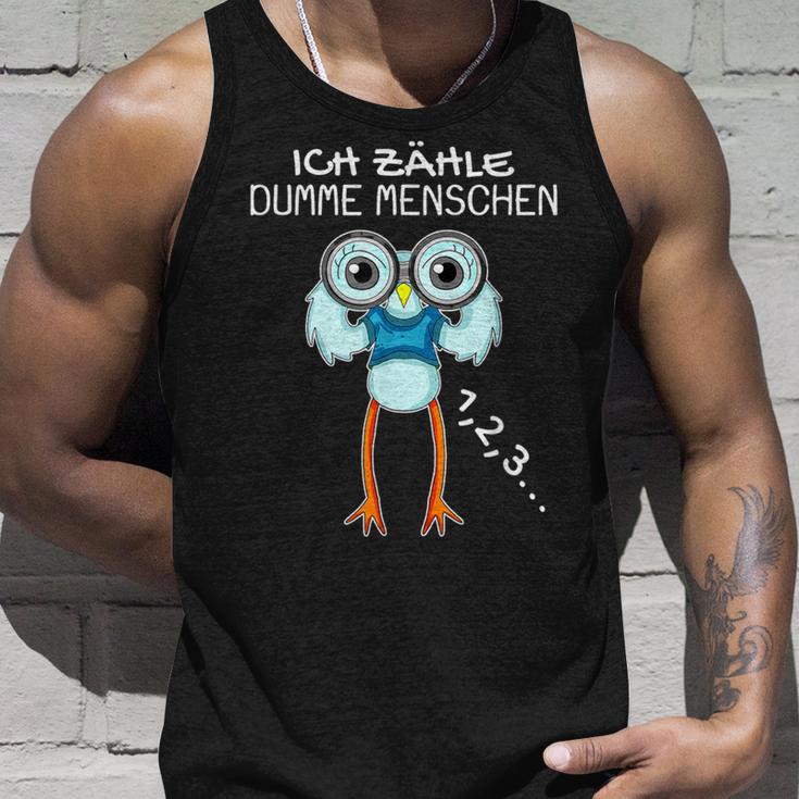 Seagull With Binoculars Ich Zählle Stumme Menschen Tank Top Geschenke für Ihn