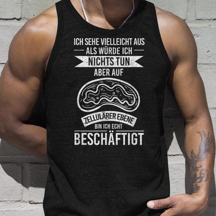 Sehe Aus Nicht Tun Zellulär Busy Biologist Tank Top Geschenke für Ihn