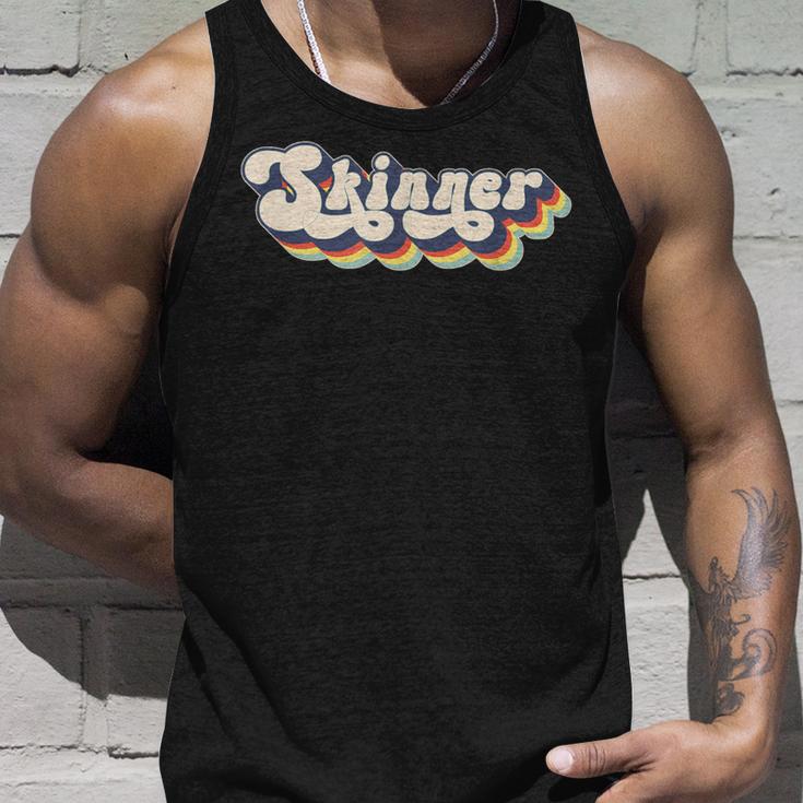 Skinner Surname Personalised Surname Skinner Tank Top Geschenke für Ihn