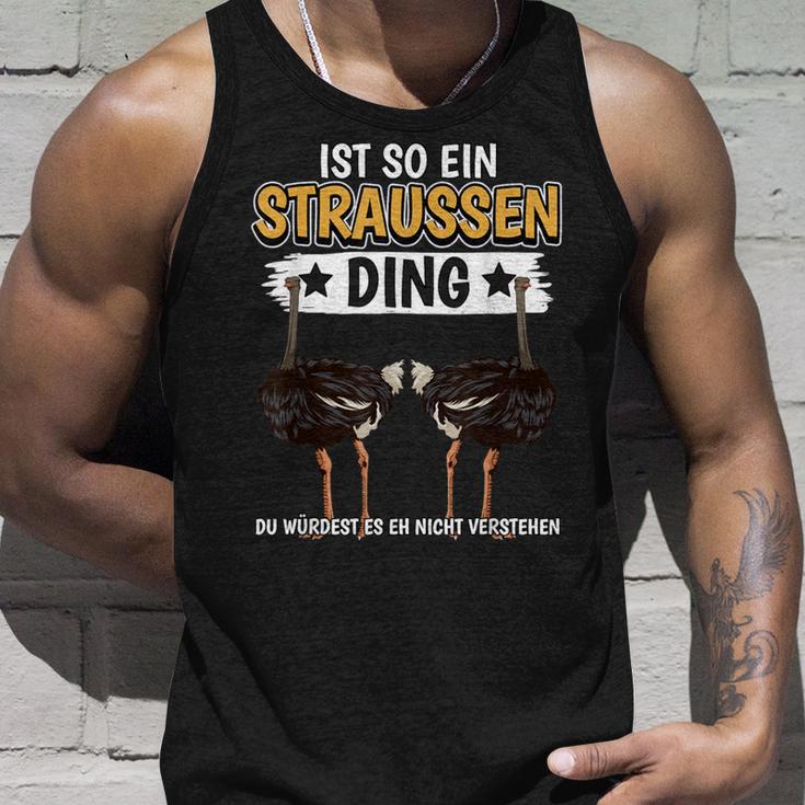 Straußeogel Sachen Ist So Ein Strauss Ding Ostrich S Tank Top Geschenke für Ihn