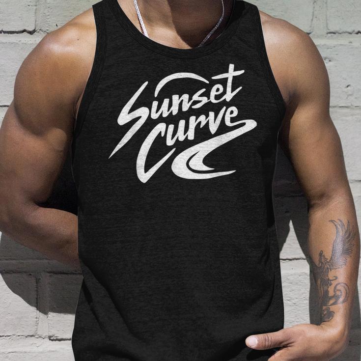 Sunset Curve Band Tank Top Geschenke für Ihn