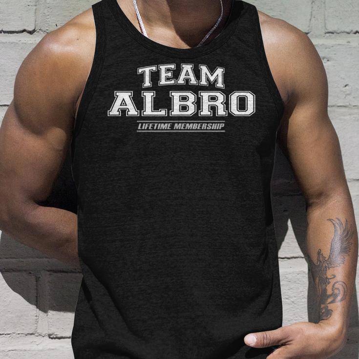 Team Albro Stolzer Familiennachname Nachname Tank Top Geschenke für Ihn