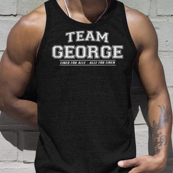 Team George Proud Family Last Name Tank Top Geschenke für Ihn