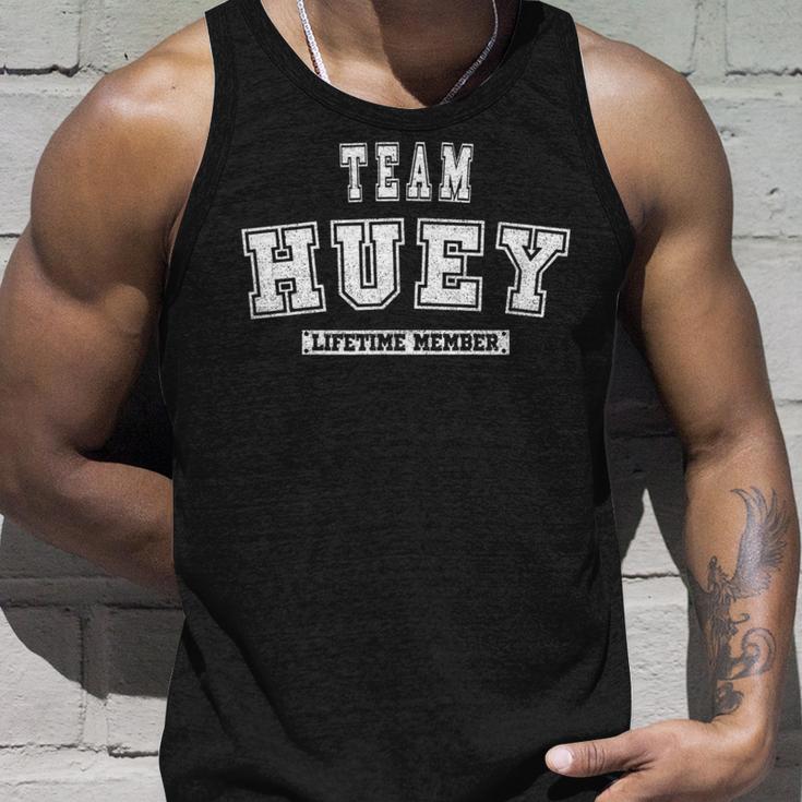 Team Huey Lifetime Member Family Last Name Tank Top Geschenke für Ihn