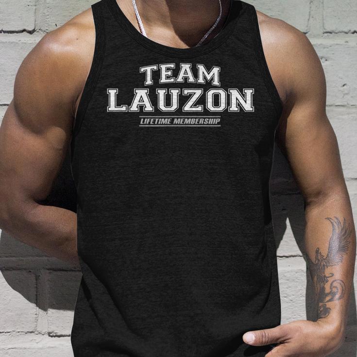 Team Lauzon Stolzer Familienname Nachname Geschenk Tank Top Geschenke für Ihn