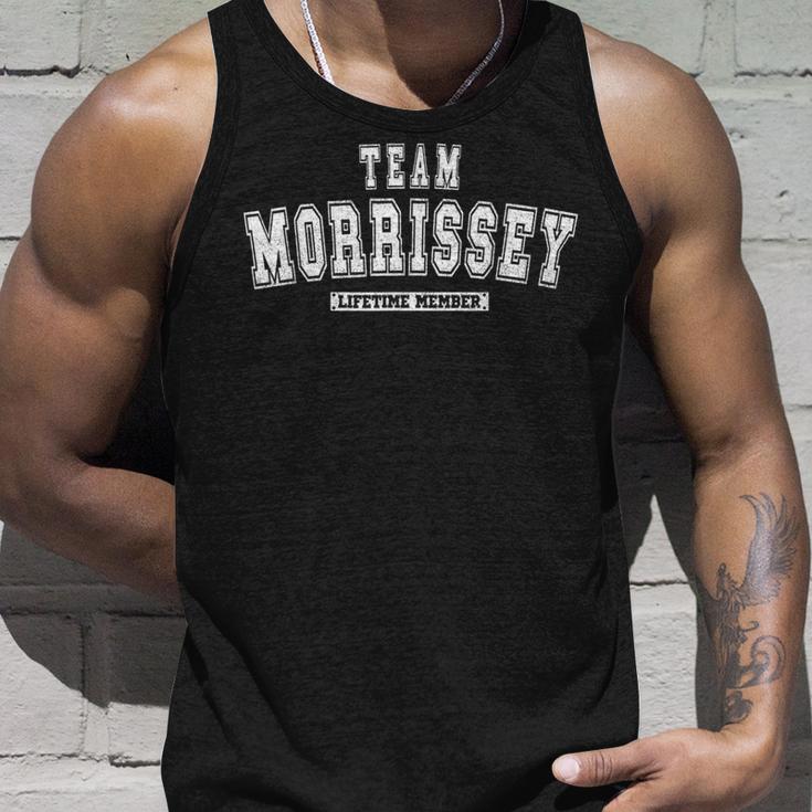 Team Morrissey Lifetime Member Family Last Name Tank Top Geschenke für Ihn