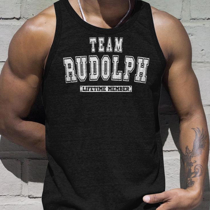 Team Rudolph Lifetime Member Family Last Name Tank Top Geschenke für Ihn