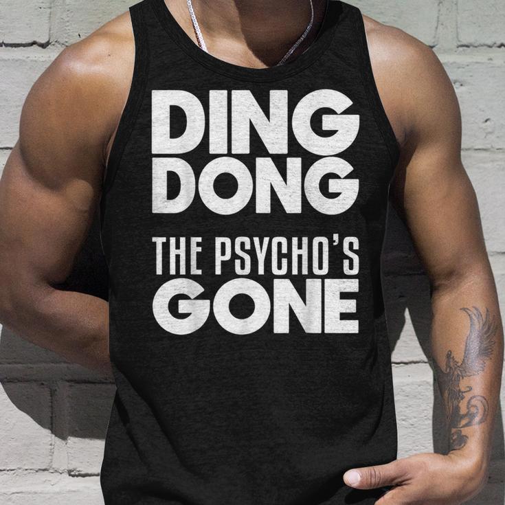 Trumperlor Ding Dong Der Psycho Ist Lustig Geworden Anti-Trump-Bye Tank Top Geschenke für Ihn