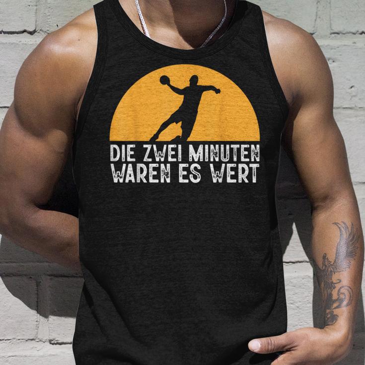 Two Minutes Waren Es Wert Handball Player Hanballer Tank Top Geschenke für Ihn