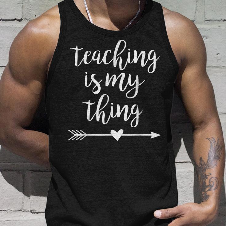 Unterrichten Ist Mein Ding Lehrer Tank Top Geschenke für Ihn