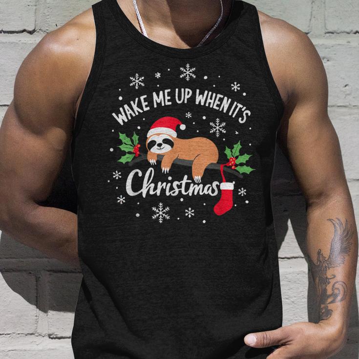 Weck Mich Auf Wenn Weihnachten Ist Christmas Tank Top Geschenke für Ihn