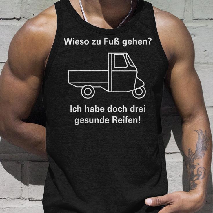 Zu Fuß Gehen Hab Aber Drei Gesunde Reifen I Ape 50 Tm Ape Tank Top Geschenke für Ihn