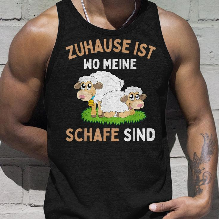 Zuhause Ist Wo Meine Schafe Sind Tank Top Geschenke für Ihn