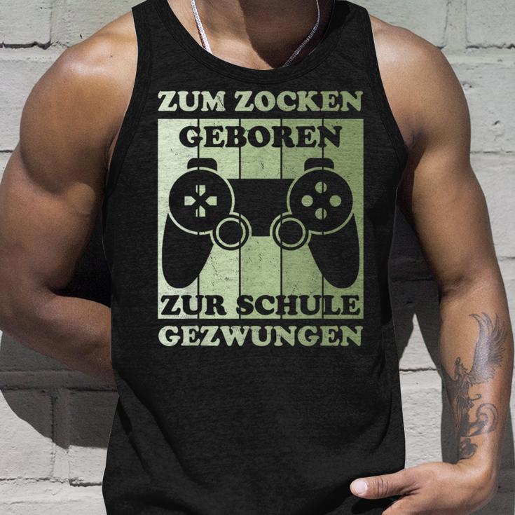 Zum Zocken Geboren Kinder Gamer Gamer Gamer Idea Tank Top Geschenke für Ihn