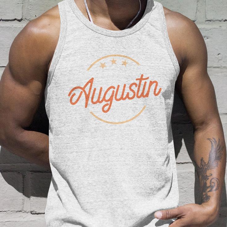 Augustine The Man Of Myth The Legend Tank Top Geschenke für Ihn