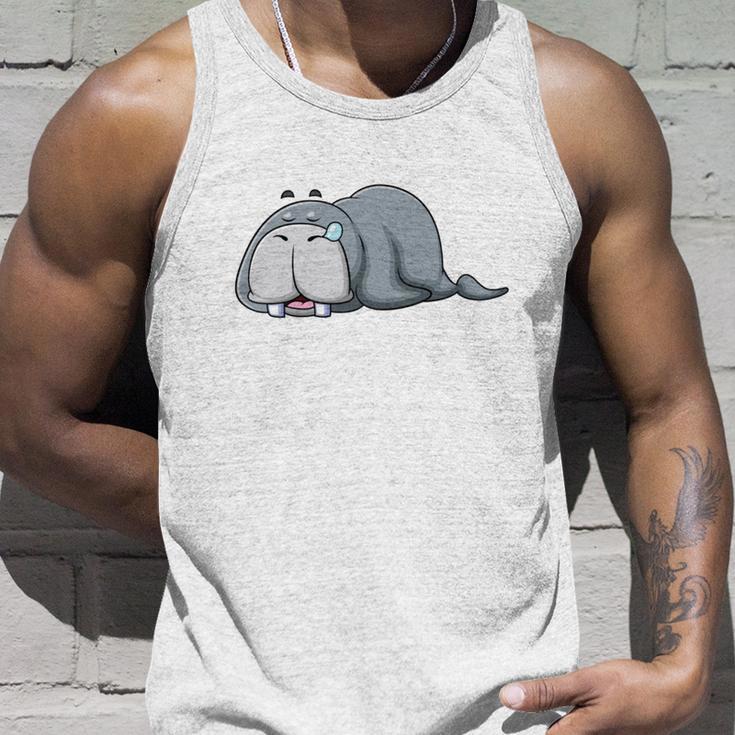 Das Dickerchen Macht Ein Naperchen Walrus Pyjamas Sleep Tank Top Geschenke für Ihn