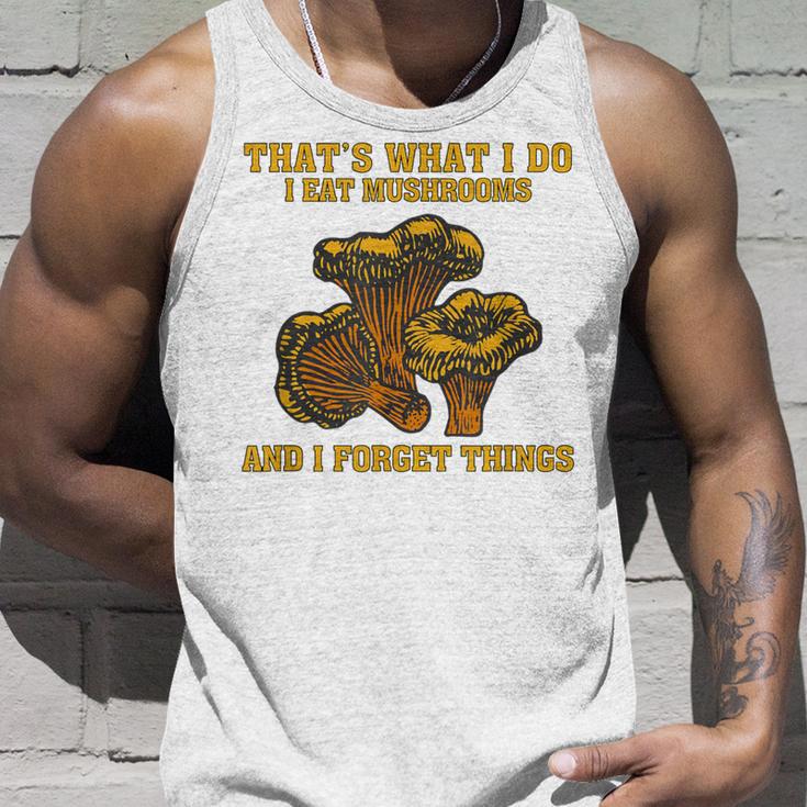 Das Ist Was Ich Mache Ich Esse Austernpilze Undergesse Dinge Tank Top Geschenke für Ihn