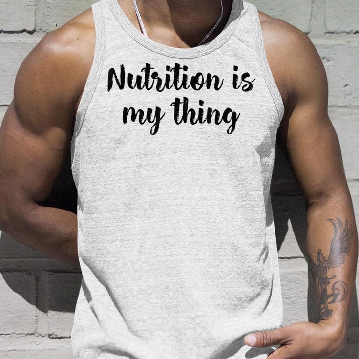 Ernährung Ist Mein Ding Ernährungsberaterin Ernährungswissenschaftler Gesundheit Tank Top Geschenke für Ihn