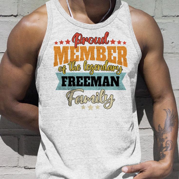 Freeman Nachname Freeman Tank Top Geschenke für Ihn