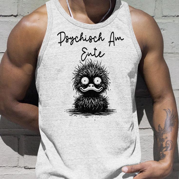 Psychisch Am Ente Psychisch Am Ente Gray Tank Top Geschenke für Ihn