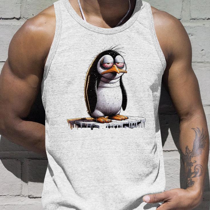 Guten Morgen Ganz Dünnes Eis Saying Penguin Tank Top Geschenke für Ihn