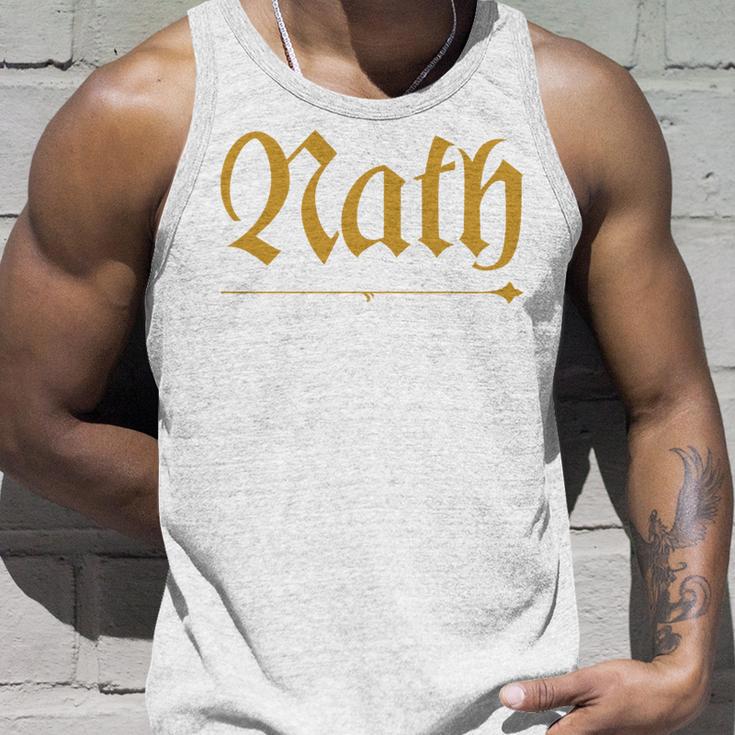 India Surname Nath Family Hindi Indian Surname Tank Top Geschenke für Ihn