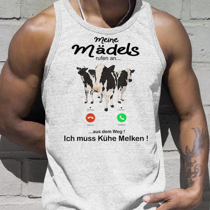 Meine Mäds Rufen An Aus Dem Weg Ich Muss Kühe Melken Cow S Tank Top Geschenke für Ihn