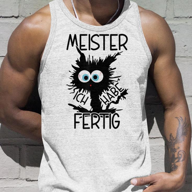 Meister Geschafft Meister Bestanden Gray Tank Top Geschenke für Ihn