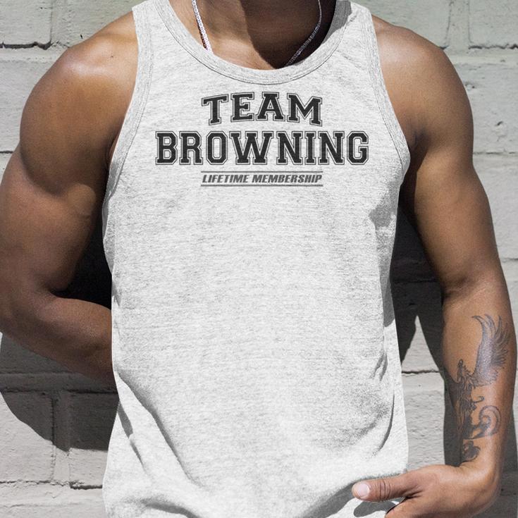 Team Browning Stolzer Familiennachname Nachname Geschenk Tank Top Geschenke für Ihn