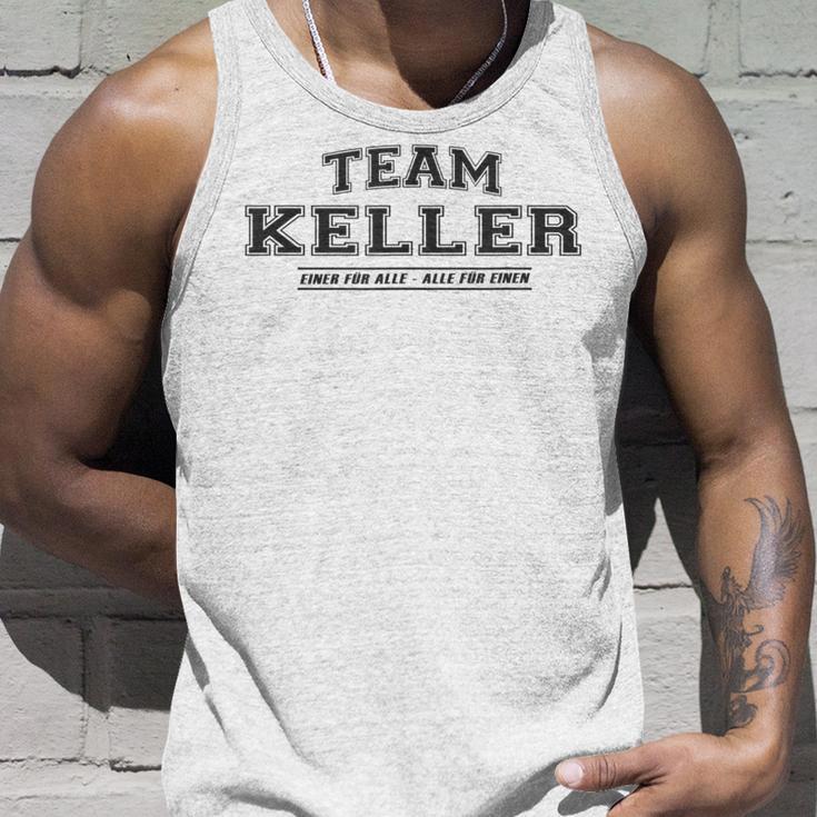 Team Keller Stolze Familie Nachname Geschenk Tank Top Geschenke für Ihn