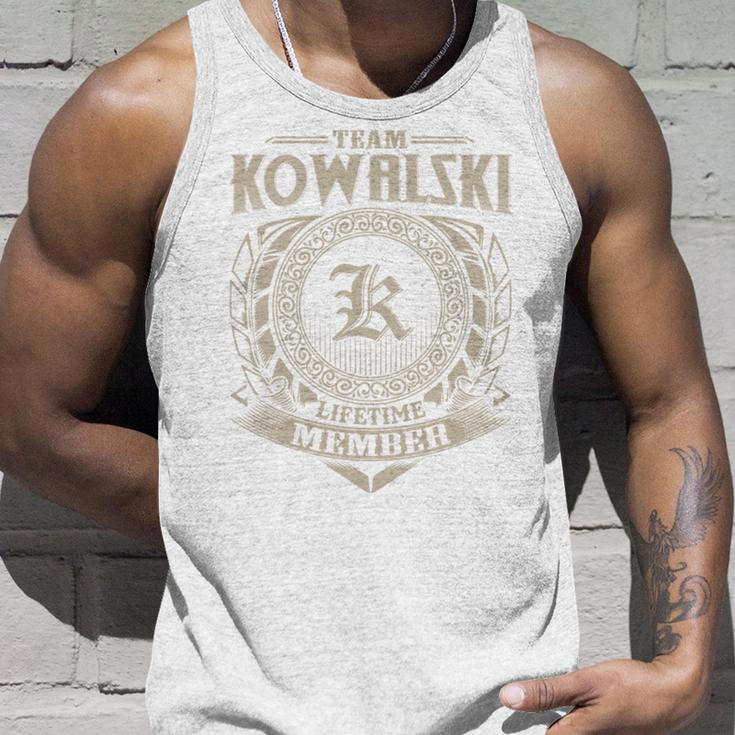 Team Kowalski Lifetime Member Last Name Kowalski Family Tank Top Geschenke für Ihn