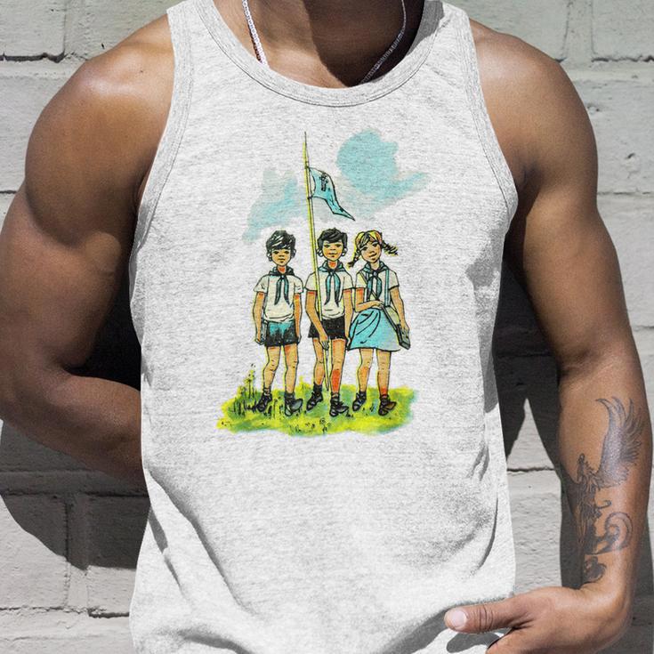 Thälmann Pioniere Seid Ready Retro Nostalgia Tank Top Geschenke für Ihn