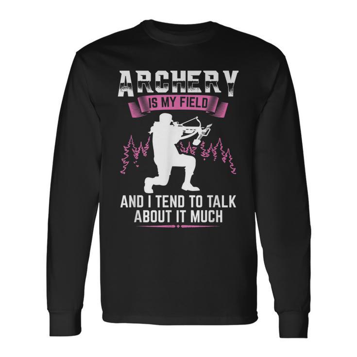 Archery Ist Mein Ding Archers Slogan Langarmshirts Geschenkideen