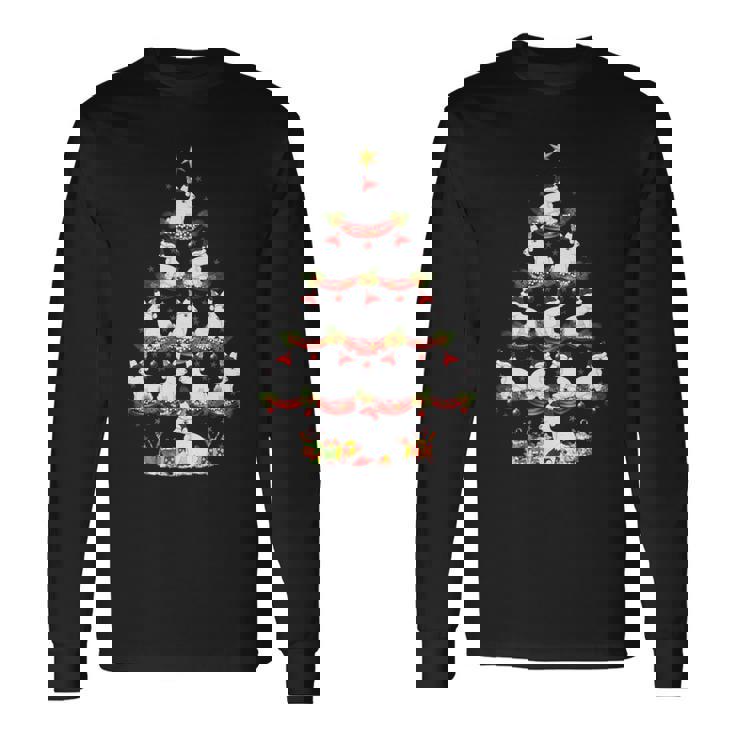 Arctic Hare Animal Xmas Lighting Arctic Hare Christmas Tree Premium Long Sleeve T-Shirt